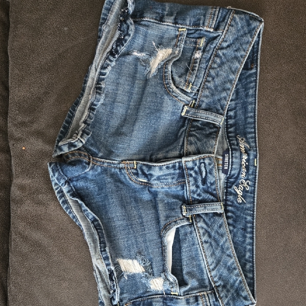 American Eagle Distressed Denim Shorts